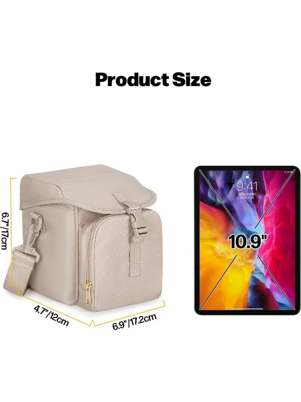Stylish Crossbody Camera Sling Bag for Instant Cameras | Adjustable